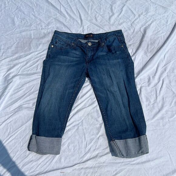 Seven7 Women's Denim Capri Jeans - Size 10 🌸 - Picture 1 of 10
